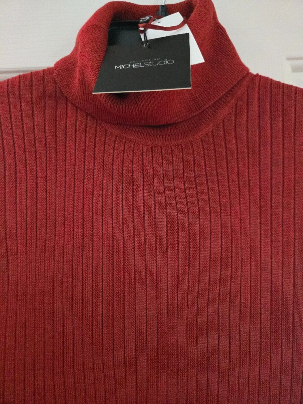 NWT MichelStudio Knit Turtleneck Tunic Top - Size 1X